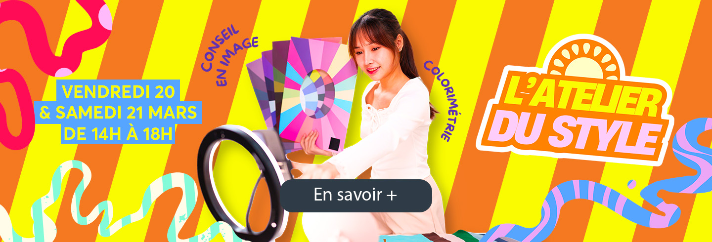 Conseil en image et colorimétrie 20 et 21 mars