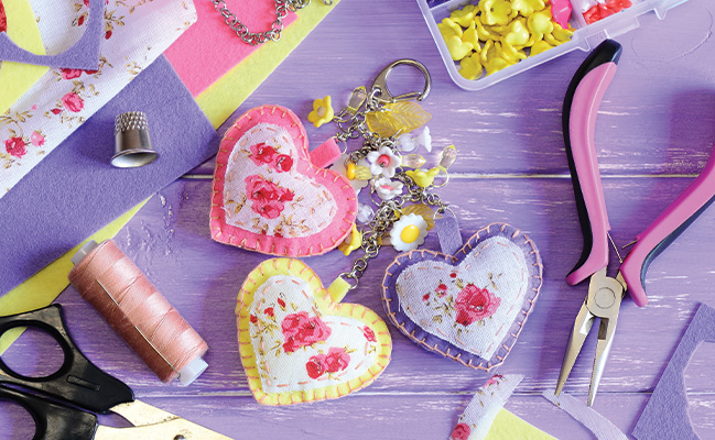 Atelier diy porte clé