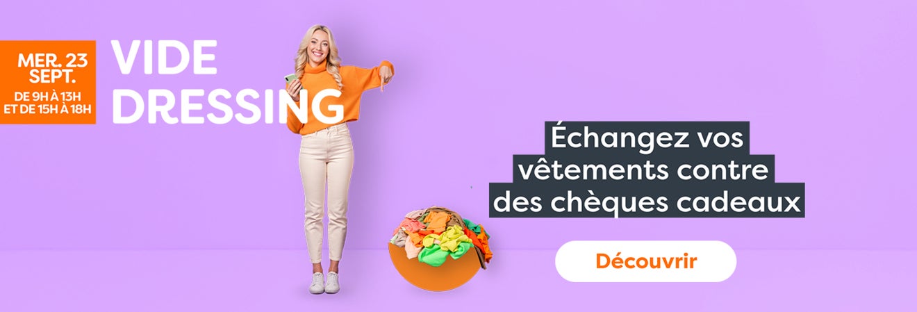 Vide dressing le 23 septembre