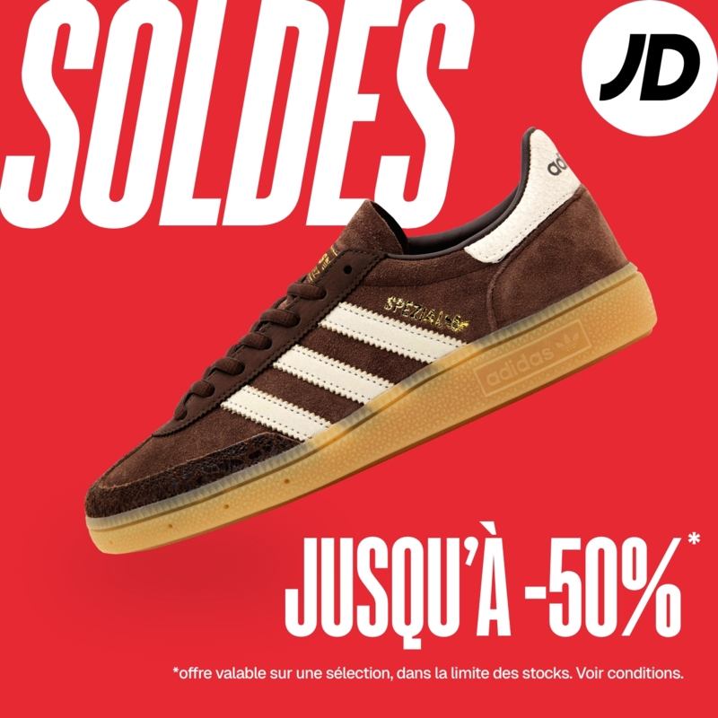 Les SOLDES sont lancées chez JD Sports ! Jusqu'à -50%