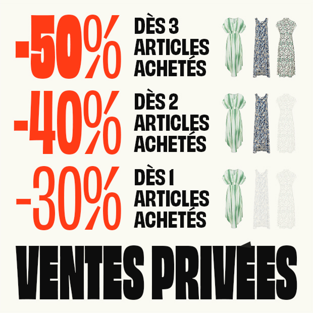 Ventes privées chez Lpb : jusqu'à -50%* du 12 au 23 juin 2026
