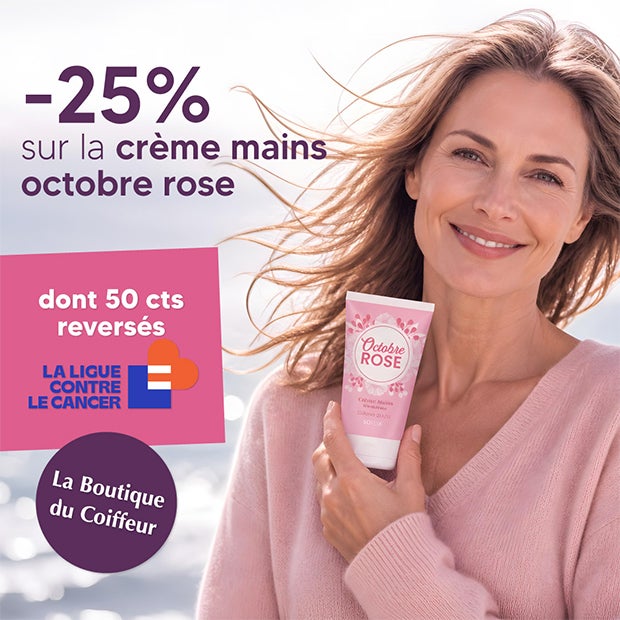 OFFRE DU MOIS : CREME MAINS OCTOBRE ROSE