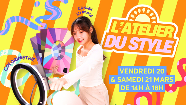 L'atelier du style : colorimétrie et conseil en image 20 et 21 mars