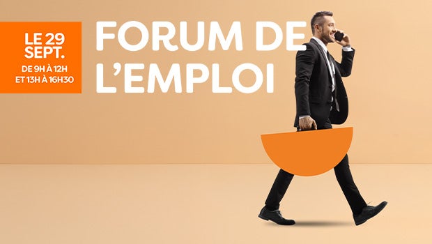 Forum de l'emploi le 29 septembre